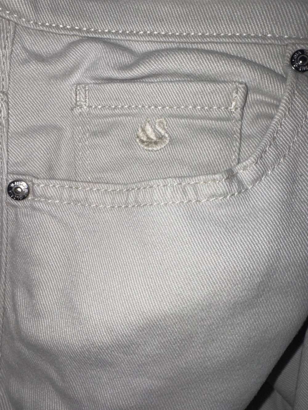 Gloria Vanderbilt Amanda Capri Jeans Womens 8 White Slimming Stretch Crop - Picture 8 of 9